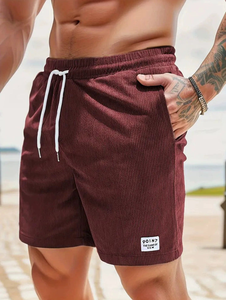 Herren Shorts | Straight | Mit Kordelzug Detail | Sommer
