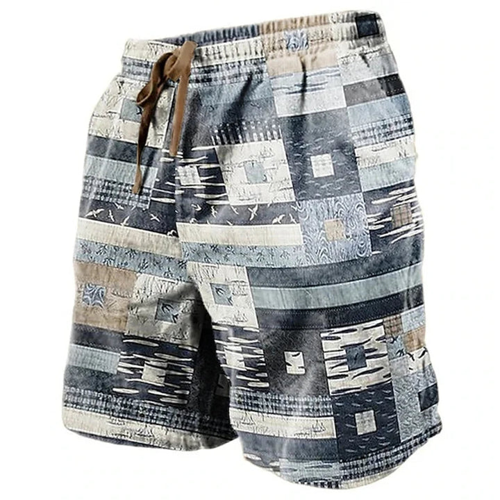 Herren Shorts | Retro | Mit Kordelzug | Sommer