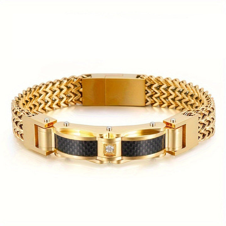 Herren Armband | Elegant | Magnetverschluss | Ketten Struktur
