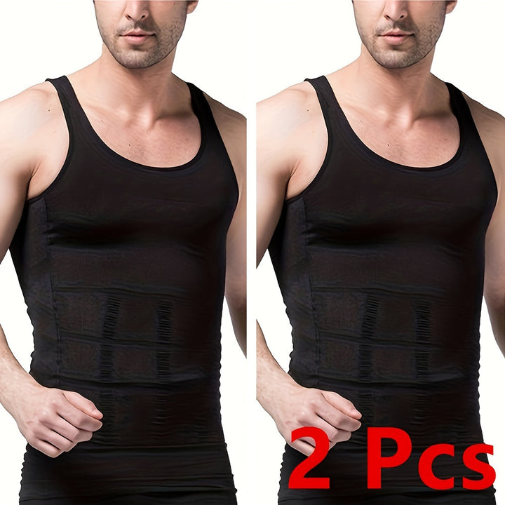 Herren Tops | Slimfit | Ärmellos | Sommer | 2 Stück