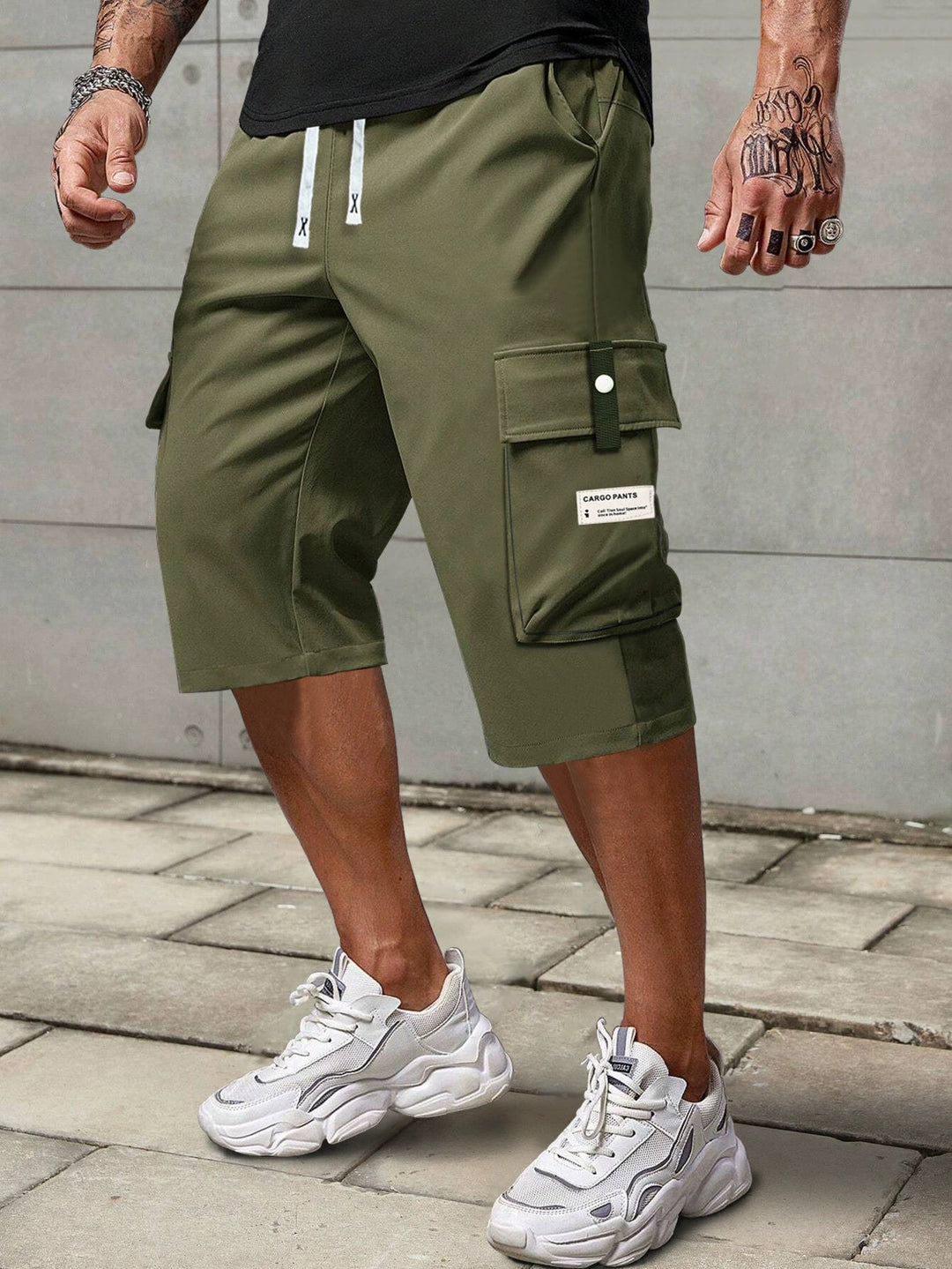 Herren Shorts | Cargo | Mit Kordelzug Street | Sommer