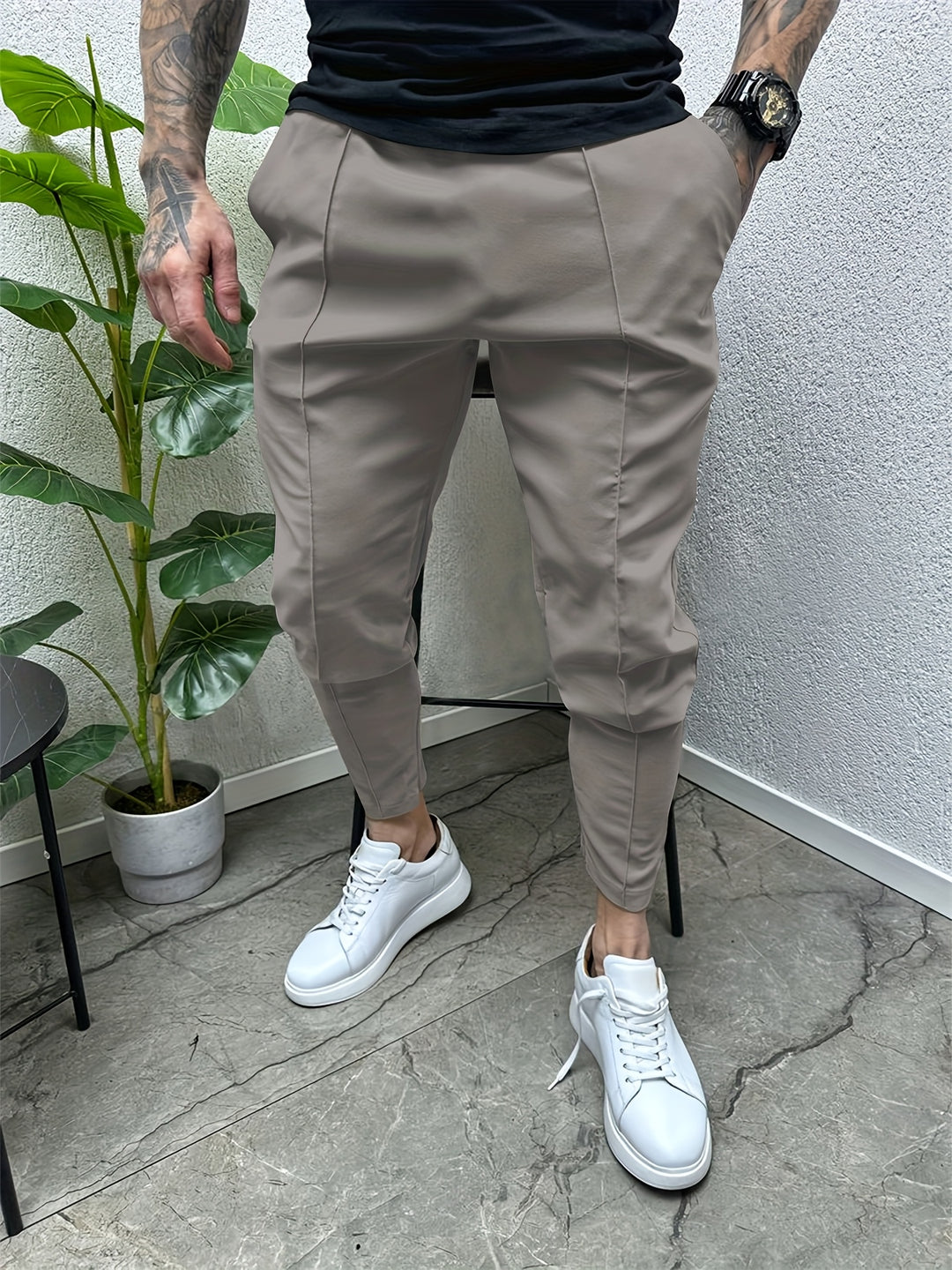 Herren Hose | Tapered | Schlupfmodell | Sommer