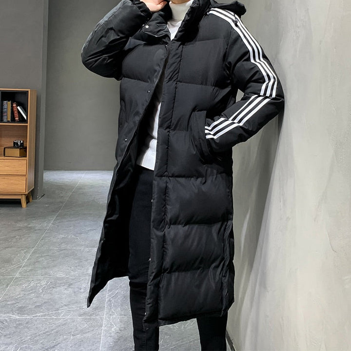 Herren Jacke | Langer Parka | Winddicht & Warm für den Winter