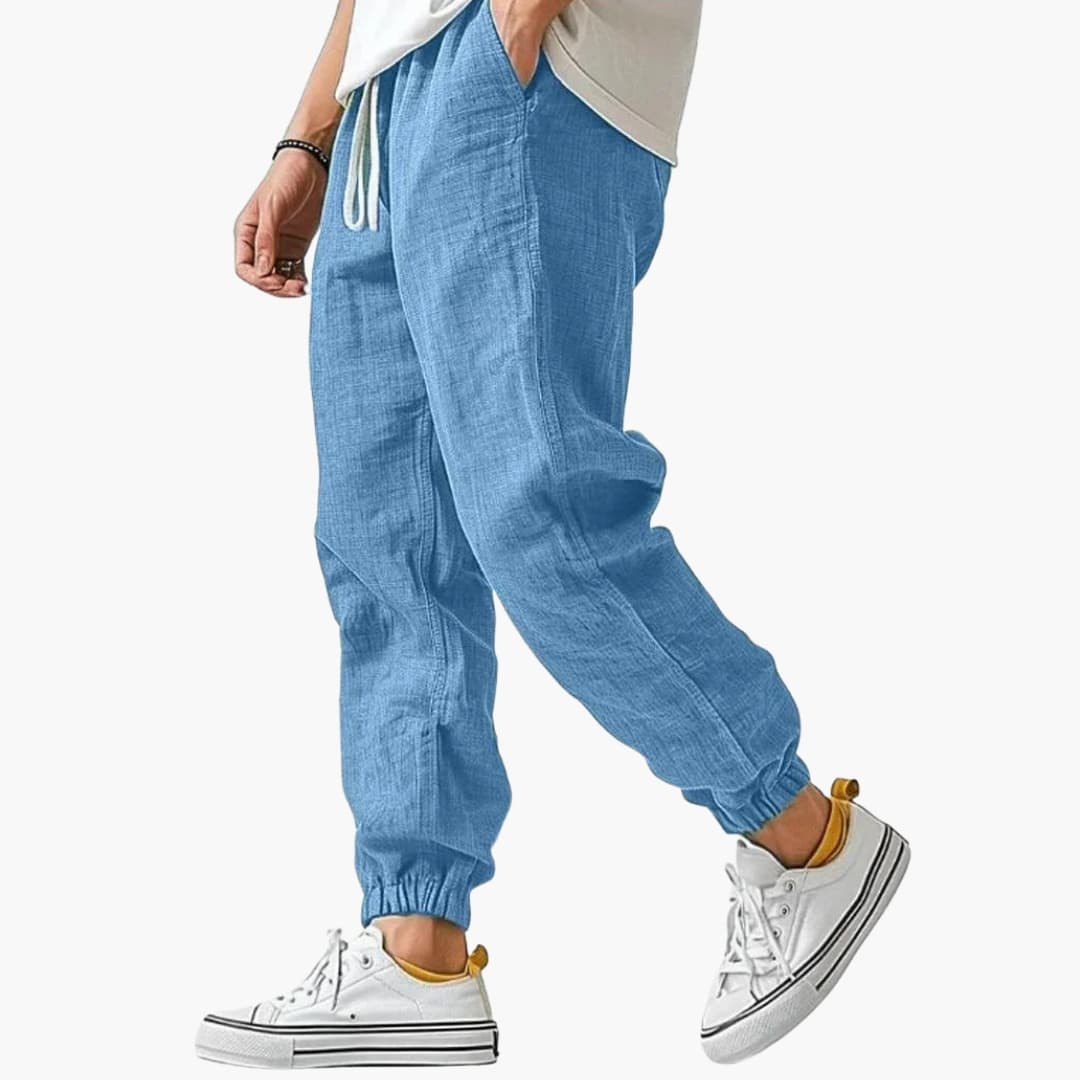 Herren Jogginghose | Straight | Mit Kordelzug | Sommer