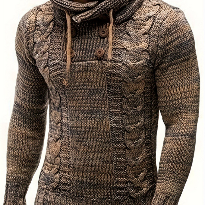 Sweatshirt Herren | Pullover Klassisch Modern | Stehkragen Design