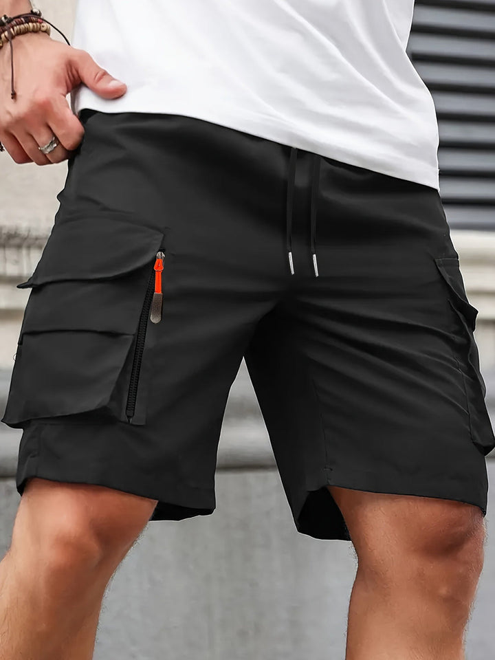 Herren Shorts | Cargo Stil | Mit Kordelzug | Sommer