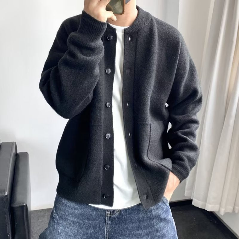 Herren Cardigan | Oversized Stil | Mit Knöpfen | Frühling