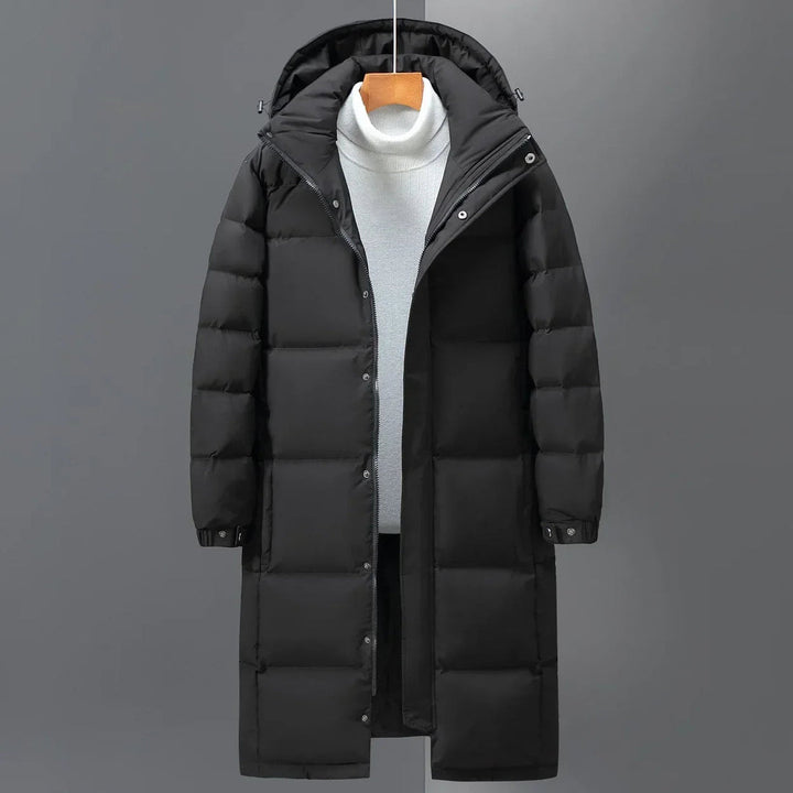 Herren Wintermantel | Oversized | Mit Kapuze | Lang