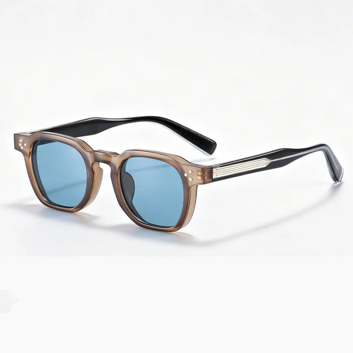 Herren Sonnenbrille | Transparentes Gestell | Moderner Look | Sommer