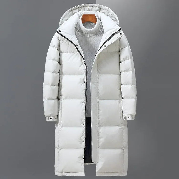 Herren Wintermantel | Oversized | Mit Kapuze | Lang