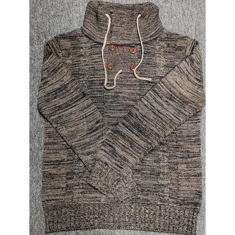 Sweatshirt Herren | Pullover Klassisch Modern | Stehkragen Design