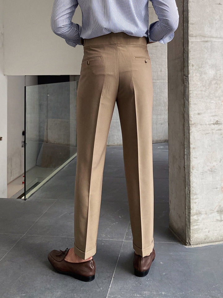 Herren Hose | Tapered | Hohe Taille | Frühling