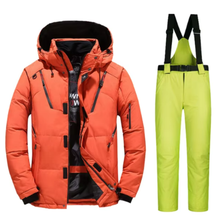 Herren Skijacke | Warmes Ski Set | Winterjacke Herren
