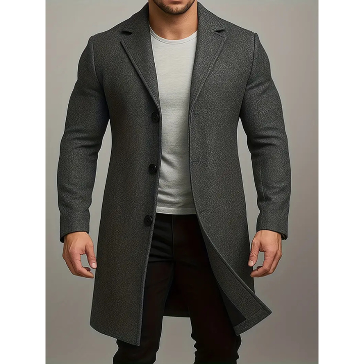 Jacke Herren | Eleganter Mantelstil | Trendy Winterjacke Herren
