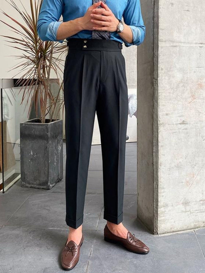 Herren Hose | Tapered | Hohe Taille | Frühling