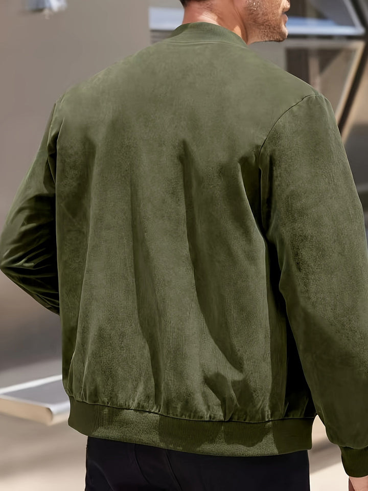 Herren Jacke | Slimfit | Reißverschluss | Frühling