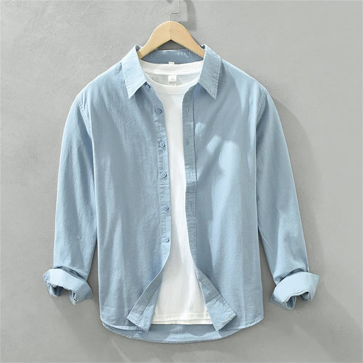 Herren Hemd | Straight | Mit Knöpfen | Sommer