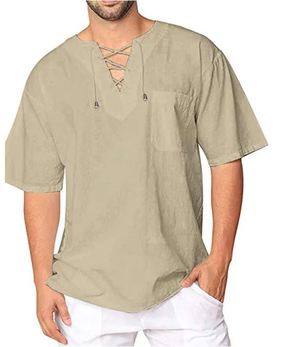 Herren Top | Oversized Casual | Kurze Ärmel | Sommer