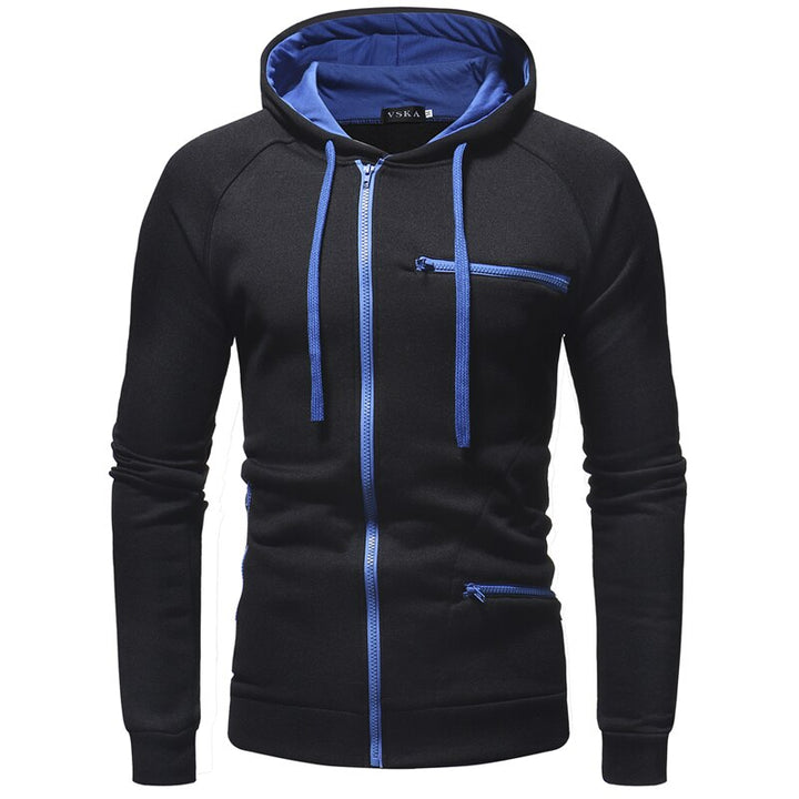 Herren Kapuzenpulli | Hoodie Jacke mit Reißverschluss | Warm