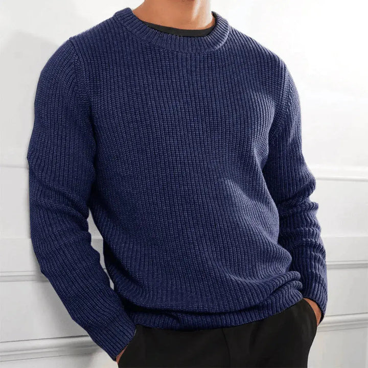 Pullover Herren | Strukturierte Optik Design | Klassisch Stil Herren Pulli