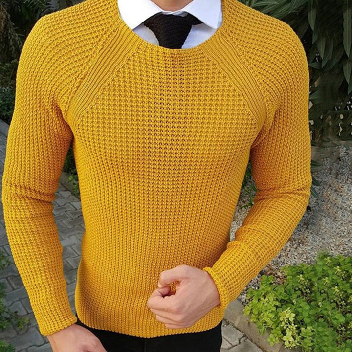 Pullover Herren | Strickpullover Herren | Rundhals Gestrickt Elegant