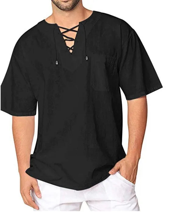 Herren Top | Oversized Casual | Kurze Ärmel | Sommer