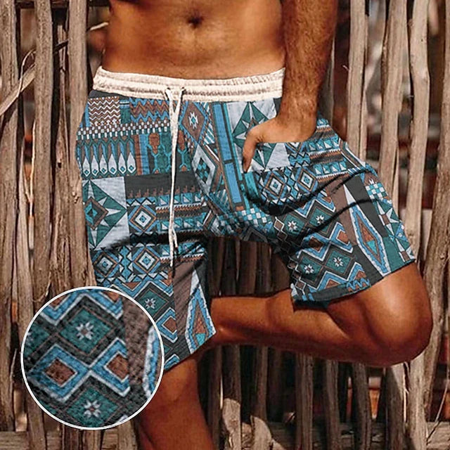 Herren Shorts | Retro | Mit Kordelzug | Sommer