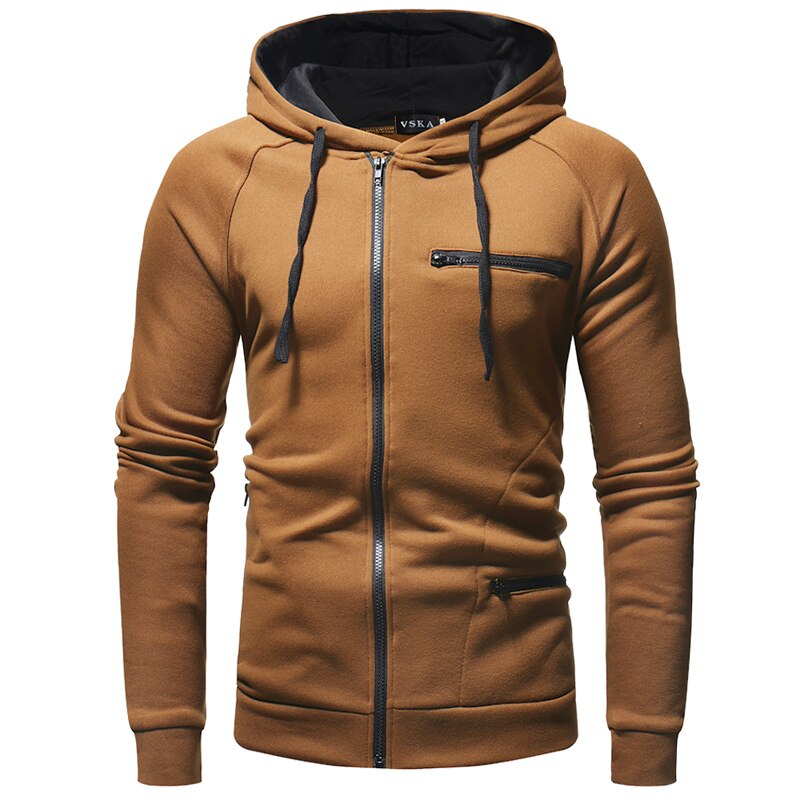 Herren Kapuzenpulli | Hoodie Jacke mit Reißverschluss | Warm