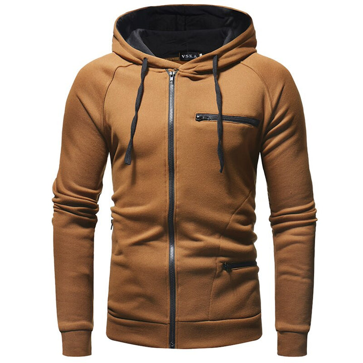 Herren Kapuzenpulli | Hoodie Jacke mit Reißverschluss | Warm
