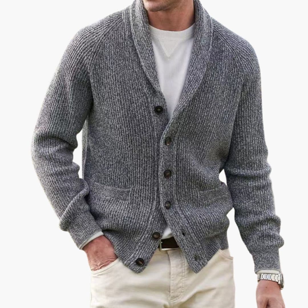 Cardigan Herren | Sjaalkragen Optik Warm | Classic Winter Kleider