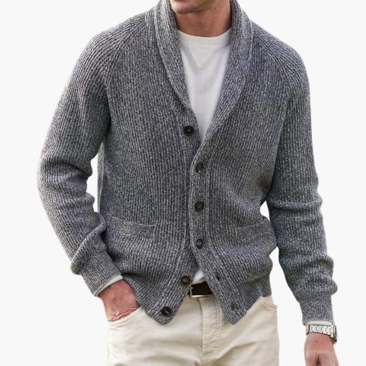 Cardigan Herren | Sjaalkragen Optik Warm | Classic Winter Kleider