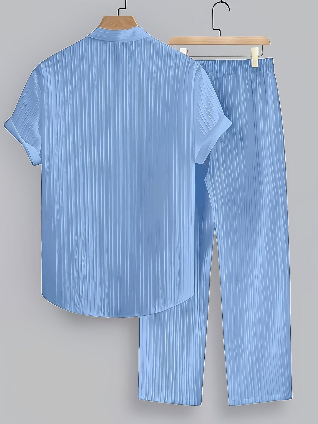 Herren Set | Strukturdesign | Lockerer Schnitt | Sommer