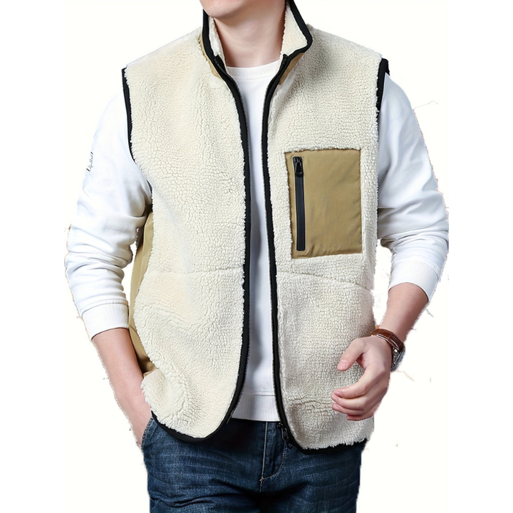 Weste Herren | Warme Weste Mit Reißverschluss | Casual Kleider