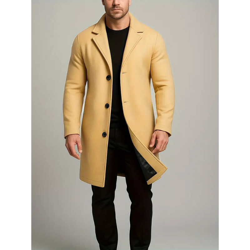 Jacke Herren | Eleganter Mantelstil | Trendy Winterjacke Herren