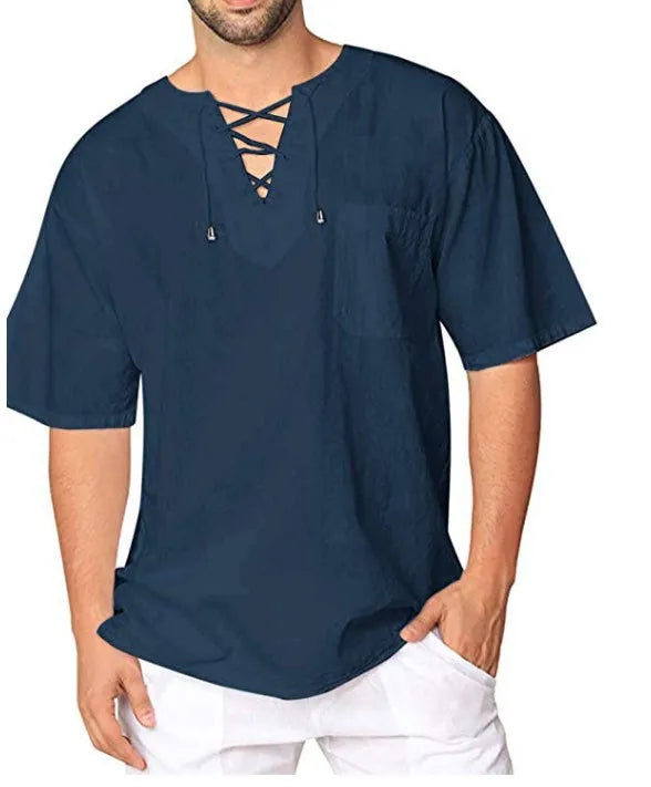 Herren Top | Oversized Casual | Kurze Ärmel | Sommer