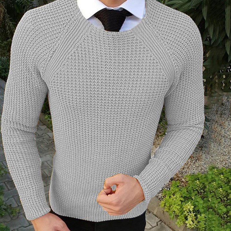 Pullover Herren | Strickpullover Herren | Rundhals Gestrickt Elegant