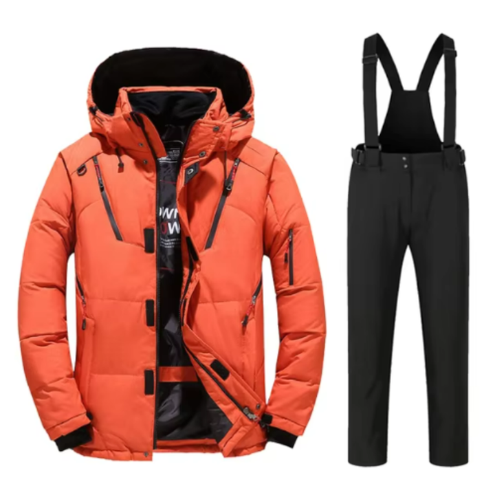 Herren Skijacke | Warmes Ski Set | Winterjacke Herren