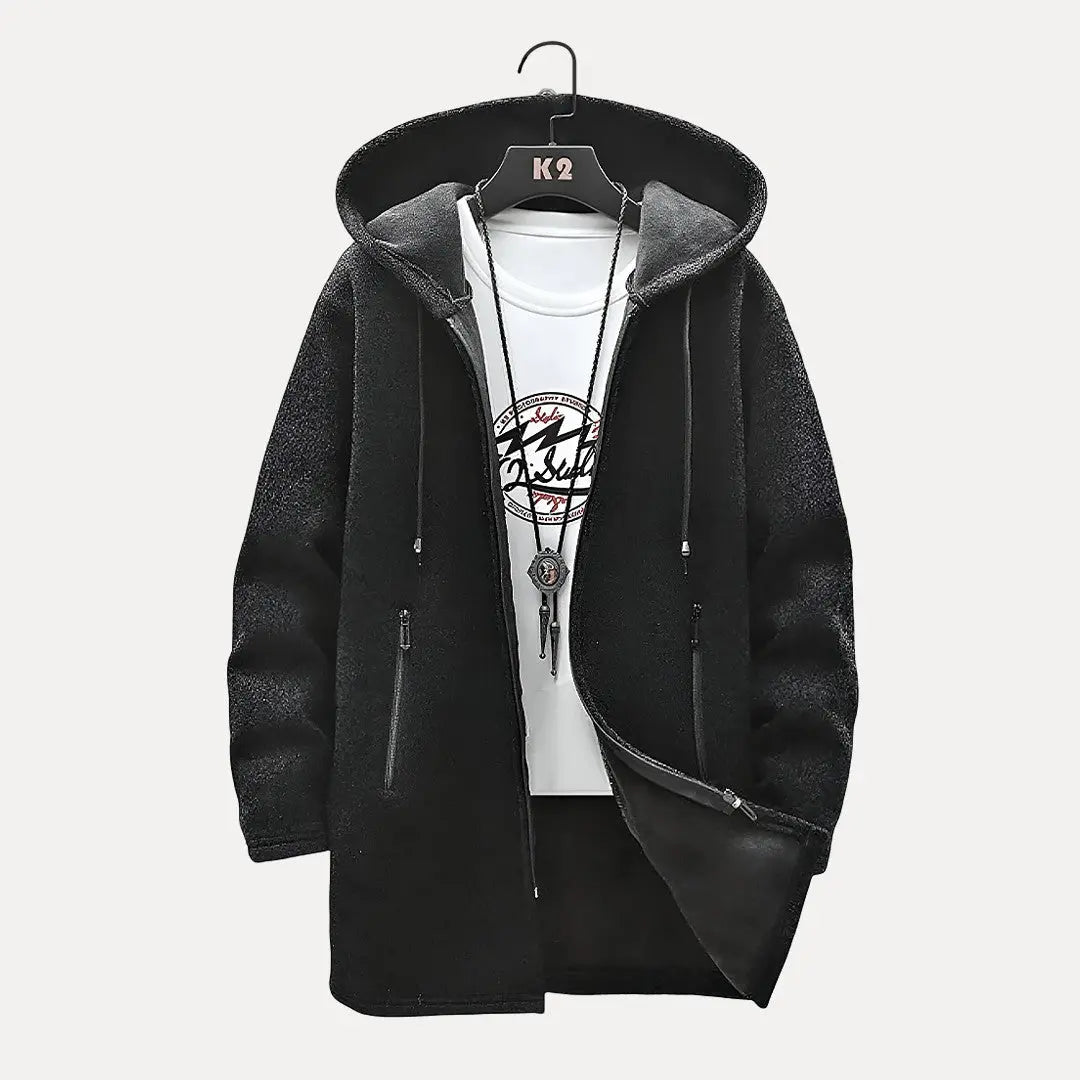 Winterjacke Herren | Langer Kapuzen Komfort | Modern Jacke Herren