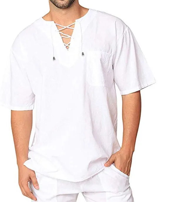 Herren Top | Oversized Casual | Kurze Ärmel | Sommer