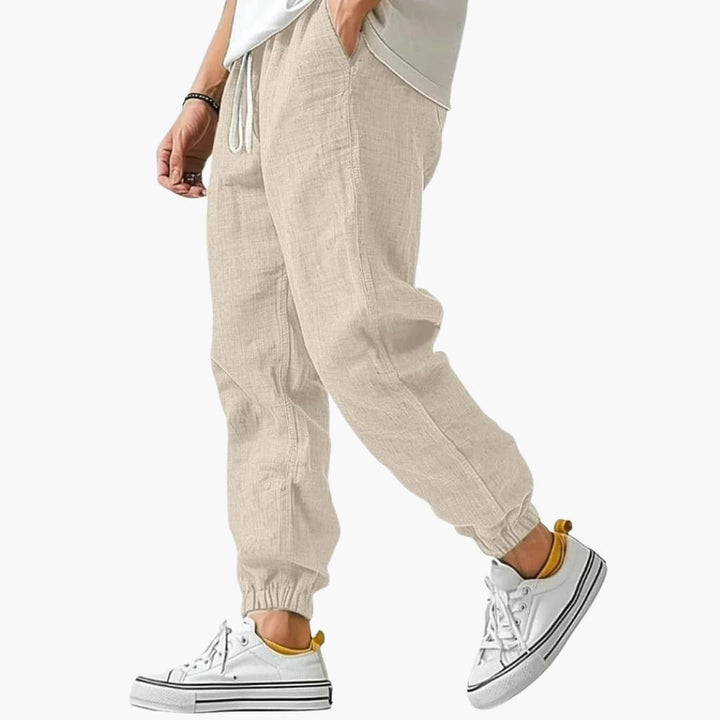 Herren Jogginghose | Straight | Mit Kordelzug | Sommer