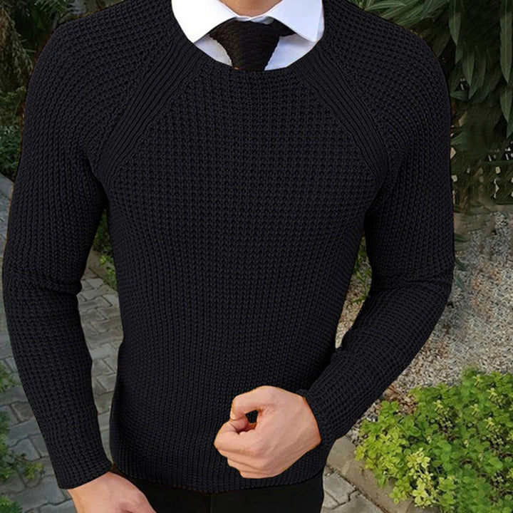 Pullover Herren | Strickpullover Herren | Rundhals Gestrickt Elegant