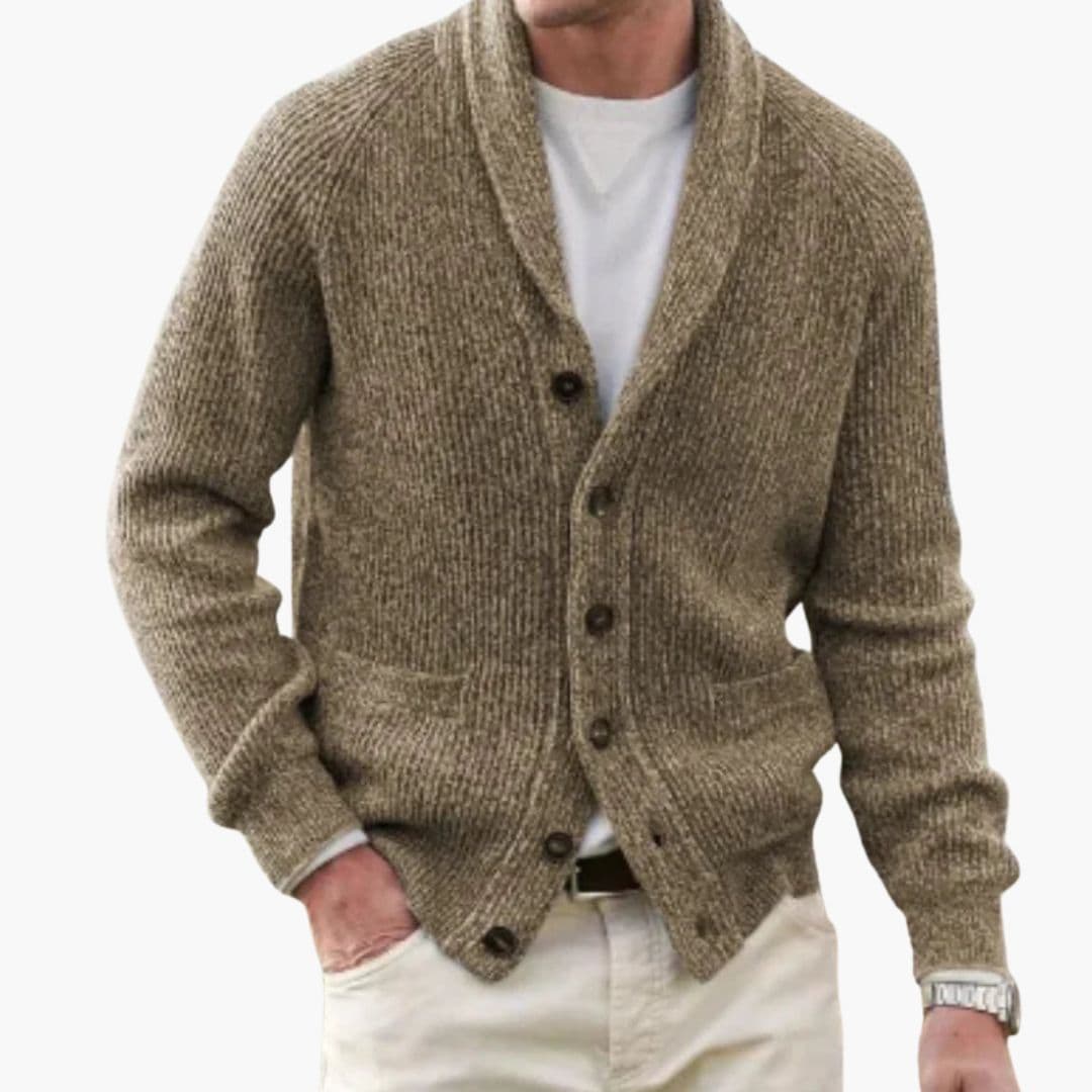 Cardigan Herren | Sjaalkragen Optik Warm | Classic Winter Kleider