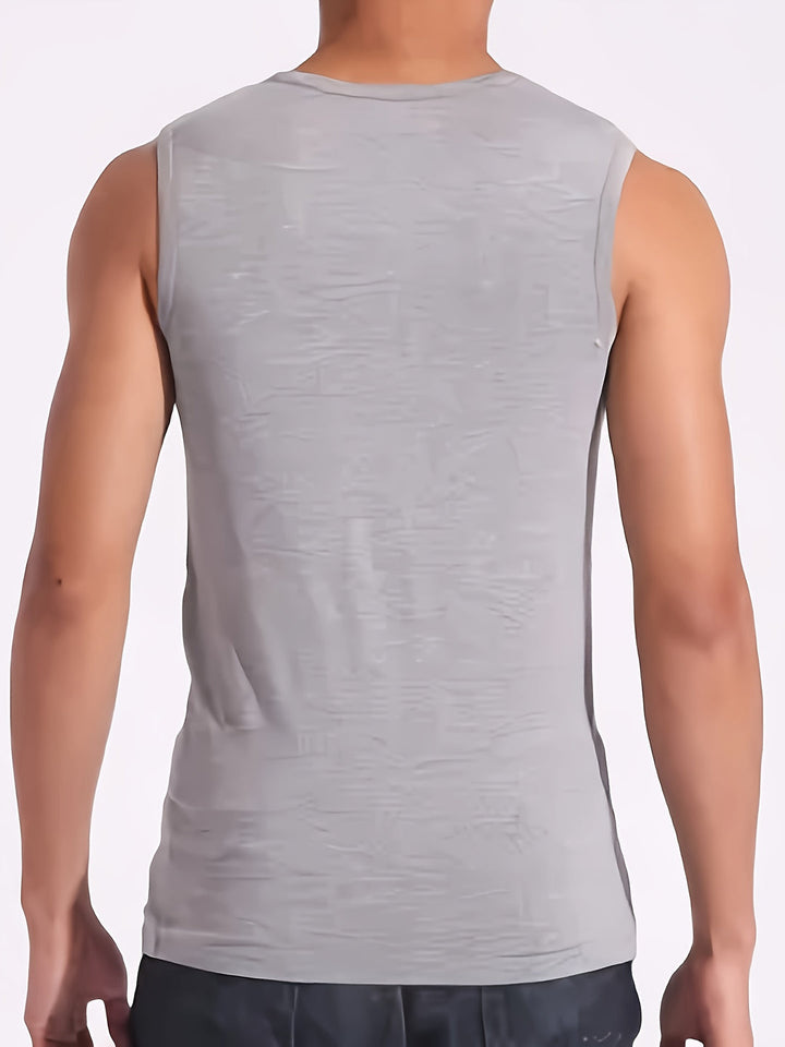 Herren Tanktop | Slimfit Retro | Ärmellos | Frühling