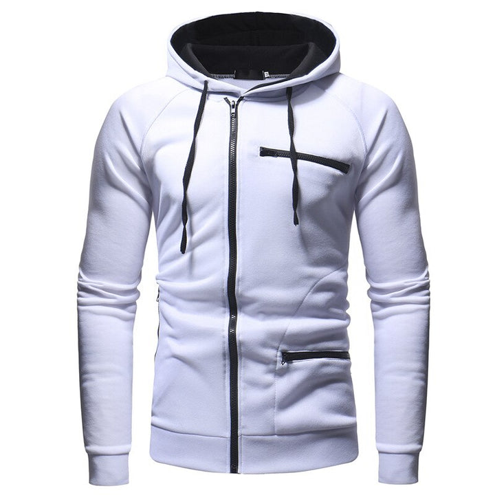 Herren Kapuzenpulli | Hoodie Jacke mit Reißverschluss | Warm