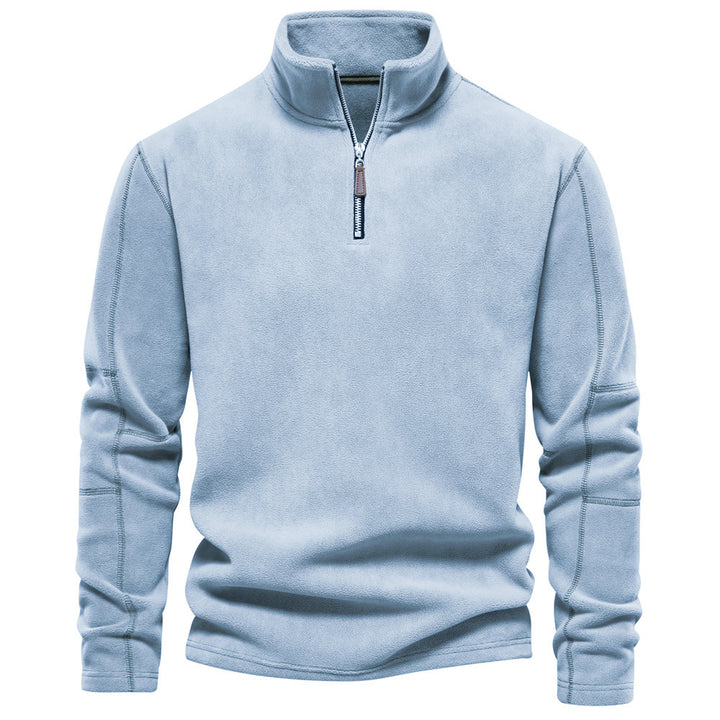 Herren Pulli | Pullover mit Halb-Zip | Warmer Outdoor Style