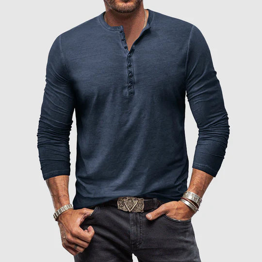 Herren Hemd | Straight | Mit Knöpfen | Sommer