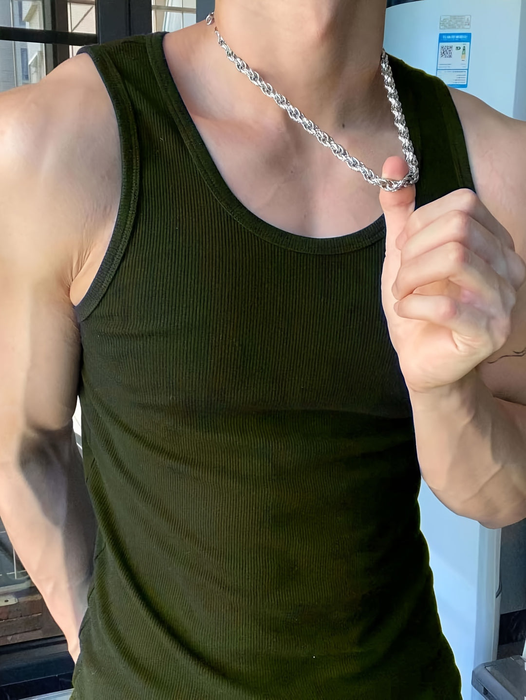 Herren Tanktop | Slimfit Retro | Ärmellos | Frühling