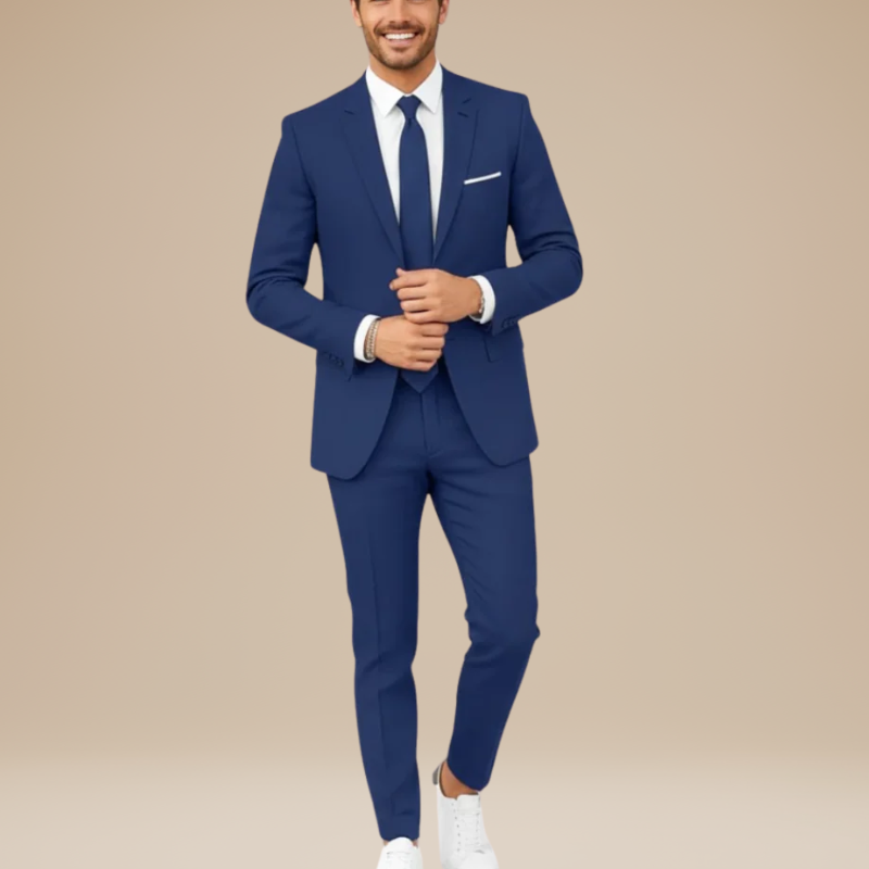 Herren Set | Slim Fit Zweiteiliges Kostüm | Kleider Urban