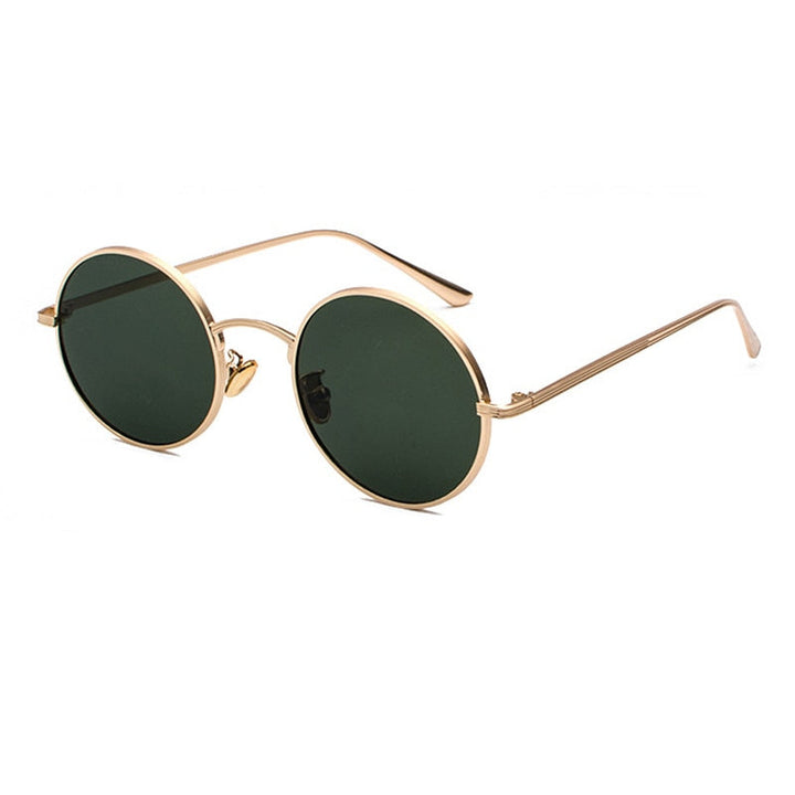 Herren Sonnenbrille | Retro Vintage | Rundes Gestell | Sommer