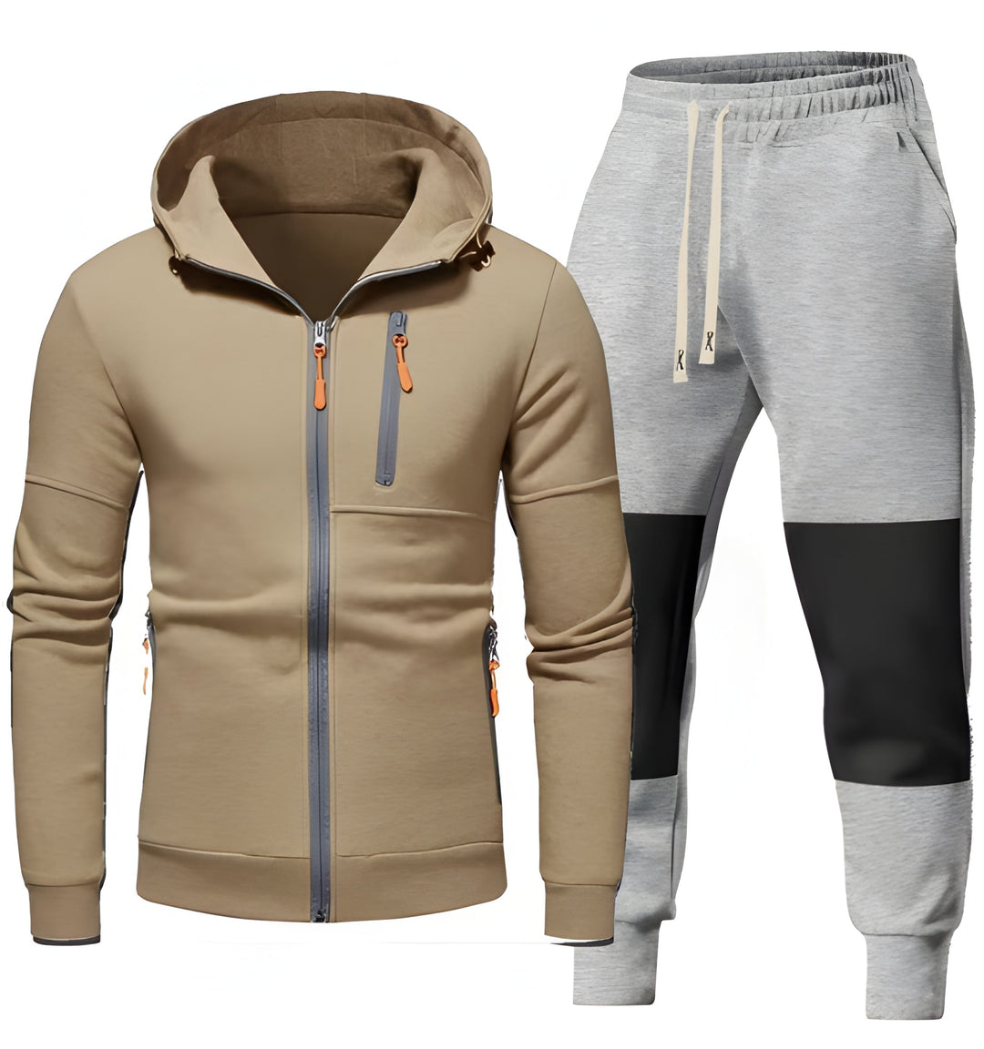 Herren Sportset | Trainingsjacke Jogginghose | Sportliche Kleider